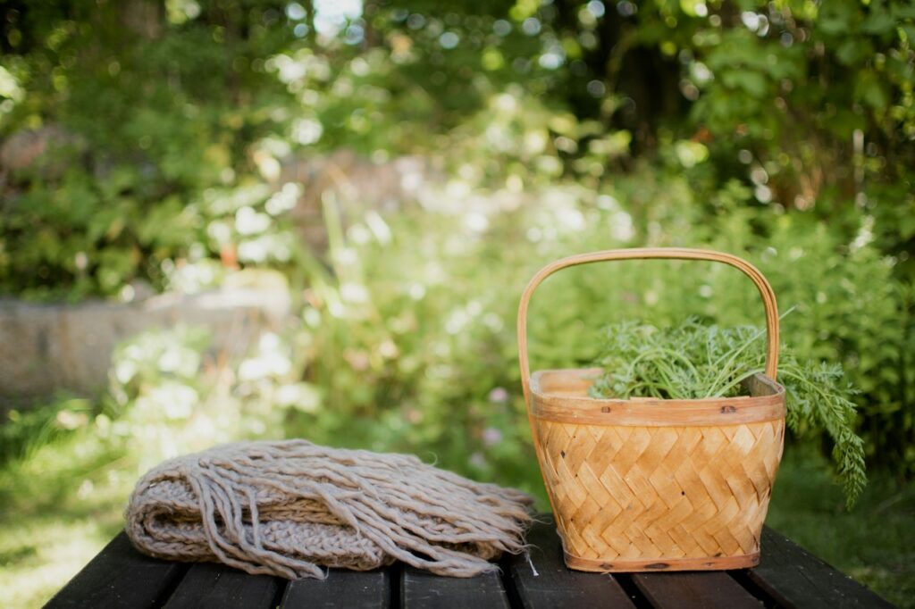 Woven Seagrass Storage Basket